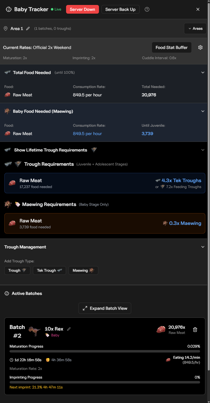 Sidebar overview