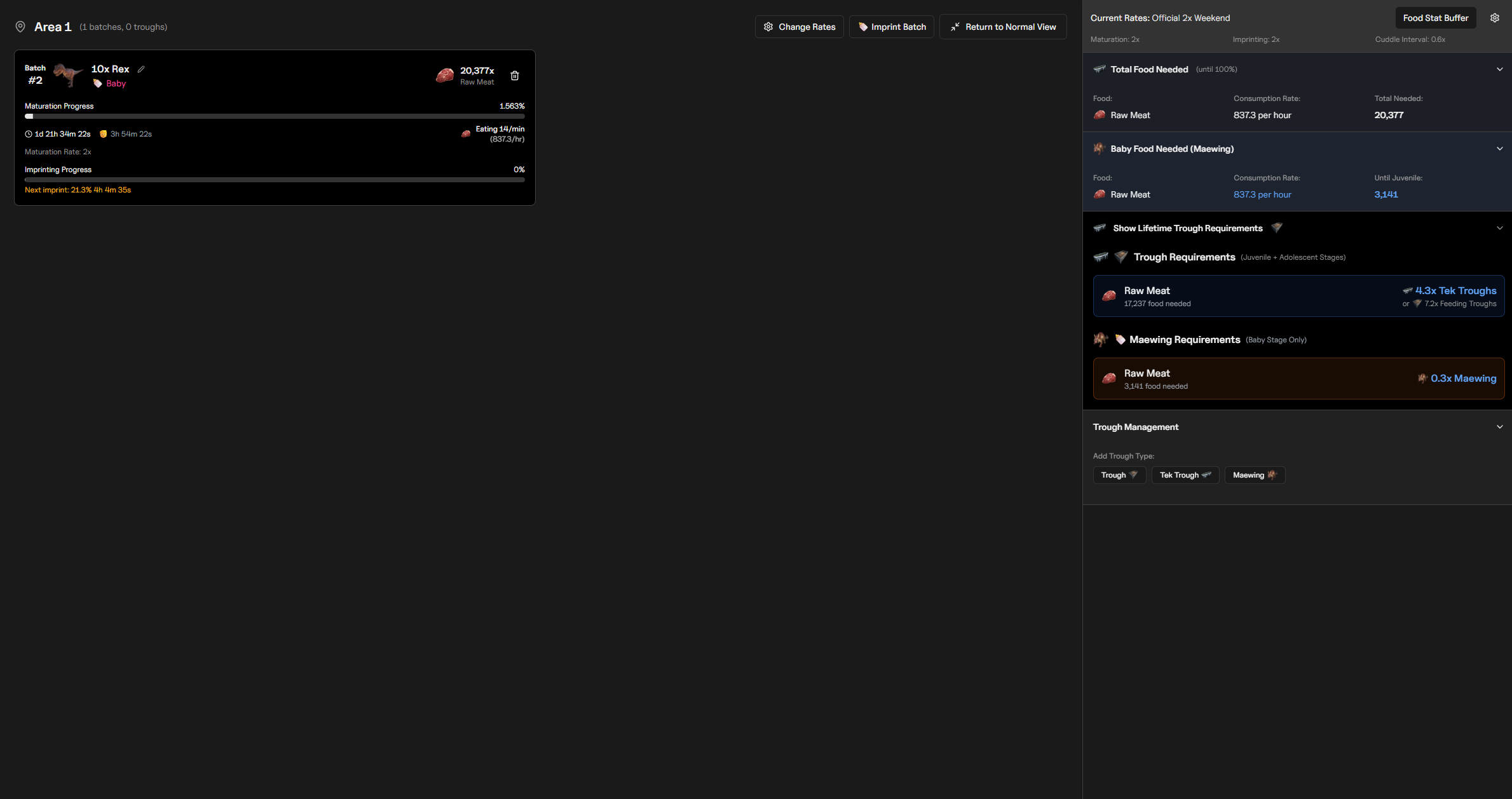 Expanded Batch View layout